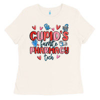 Bone cupid's favorite pharmacy tech Ladies Tee - MaliasSmallBusiness