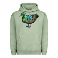 Pigment Oil Green Cayuga Duck Urban Hoodie - LillyAllenDesigns