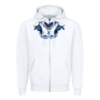 White practice jersey fa element 1 Zipper Hoodie - FaDigitalArtStudio