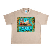 French Oak teachers change the world mousepad Urban Heavy Tee - BarkalooDesign