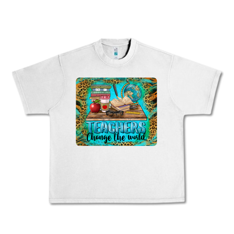 Teachers Change The World Mousepad Urban Heavy Tee by BarkalooDesign | Teevron