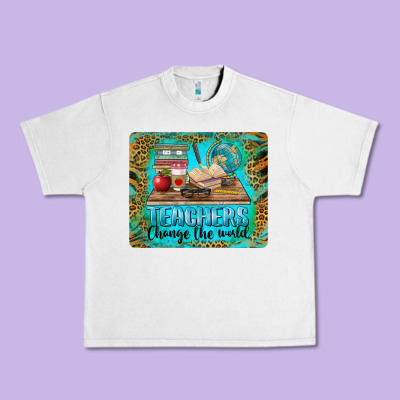 Teachers Change The World Mousepad Urban Heavy Tee Designed By Barkaloodesign