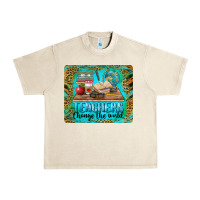 Sandshell teachers change the world mousepad Urban Heavy Tee - BarkalooDesign