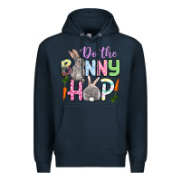 Navy Do the bunny hop Easter Premium Hoodie - OliviaCreatesArt