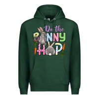 Sports Green Do the bunny hop Easter Premium Hoodie - OliviaCreatesArt
