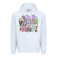 White Do the bunny hop Easter Premium Hoodie - OliviaCreatesArt