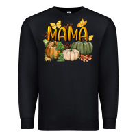 Black mama pumpkin Premium Sweatshirt - BundleAndBundleShop