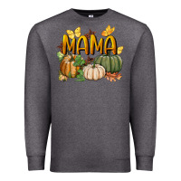 Charcoal Heather mama pumpkin Premium Sweatshirt - BundleAndBundleShop