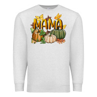 Oatmeal Heather mama pumpkin Premium Sweatshirt - BundleAndBundleShop