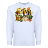 White mama pumpkin Premium Sweatshirt - BundleAndBundleShop