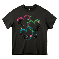 Asphalt faith hope love Heavy Core Tee - MaliasSmallBusiness