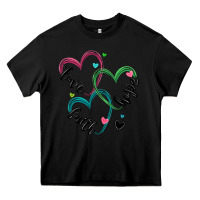 Black faith hope love Heavy Core Tee - MaliasSmallBusiness