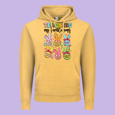 Teaching My Favorite Peeps Vintage Hoodie Designed By Artiststas