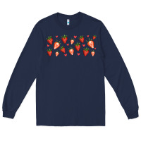 Navy strawberry Long Sleeve Tee - Jasminsmagicworld
