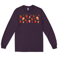 Plum strawberry Long Sleeve Tee - Jasminsmagicworld