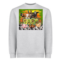 Heather Grey farm life with animals Heavyweight Sweatshirt - TumblerDesignByShophia