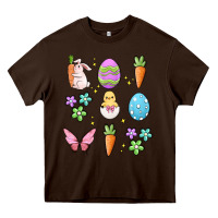 Chocolate Brown easter elementary Heavy Core Tee - MaliasSmallBusiness