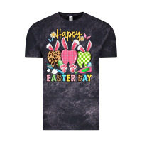 Cloud Black happy easter day dental squad Vintage Tee - Artiststas