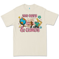 Bone 100 days of coffe and chaos Premium Tee - MaliasSmallBusiness