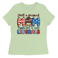 Matcha just a normal mom trying not to raise liberals Ladies Tee - MaliasSmallBusiness