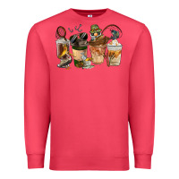 Cardinal Fishing Coffee Cups Premium Sweatshirt - FaDigitalArtStudio