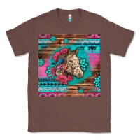 Chestnut floral horse Classic Tee - LillyAllenDesigns