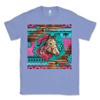 Colony Blue floral horse Classic Tee - LillyAllenDesigns