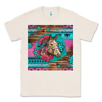 Natural floral horse Classic Tee - LillyAllenDesigns