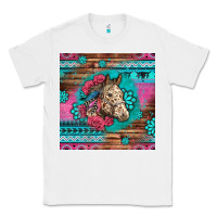 White floral horse Classic Tee - LillyAllenDesigns