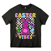 Asphalt easter vibes peep faux sequin Heavy Core Tee - MaliasSmallBusiness