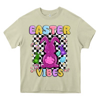 Mossy easter vibes peep faux sequin Heavy Core Tee - MaliasSmallBusiness