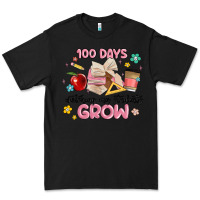 Black 100 days of watching my students grow Premium Tee - MaliasSmallBusiness