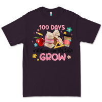 Plum 100 days of watching my students grow Premium Tee - MaliasSmallBusiness