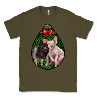 Army Green christmas pig Classic Tee - LillyAllenDesigns