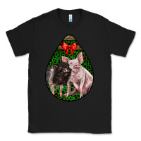 Black christmas pig Classic Tee - LillyAllenDesigns