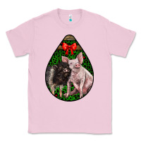 Bubblegum Pink christmas pig Classic Tee - LillyAllenDesigns