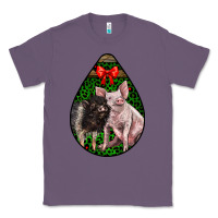 Lavender christmas pig Classic Tee - LillyAllenDesigns