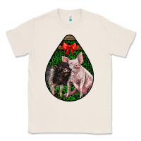 Natural christmas pig Classic Tee - LillyAllenDesigns