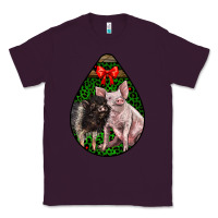 Plum christmas pig Classic Tee - LillyAllenDesigns
