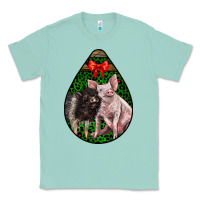 Seafoam christmas pig Classic Tee - LillyAllenDesigns