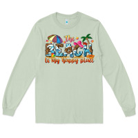 Matcha the beach is my happy place Long Sleeve Tee - NancyCooperArtShop