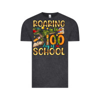Vintage Black roaring in to 100 day of school Vintage Tee - Artiststas