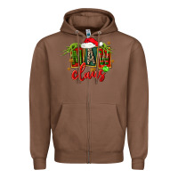 Chestnut christmas maw claus Zipper Hoodie - FaDigitalArtStudio