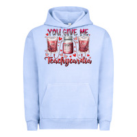 Pigment Grape Ice you give me teachcardia Urban Hoodie - RacoonDesign