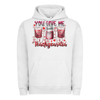 Pigment Lunar Rock you give me teachcardia Urban Hoodie - RacoonDesign