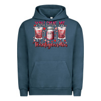 Pigment Midnight Navy you give me teachcardia Urban Hoodie - RacoonDesign