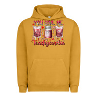 Pigment Peanut Butter you give me teachcardia Urban Hoodie - RacoonDesign