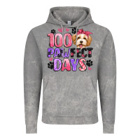 Cloud Rock 100 pawfect days Vintage Hoodie - Artiststas