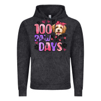 Vintage Black 100 pawfect days Vintage Hoodie - Artiststas
