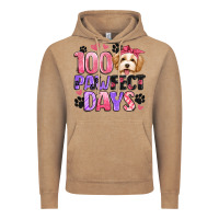 100 Pawfect Days Vintage Hoodie | Teevron